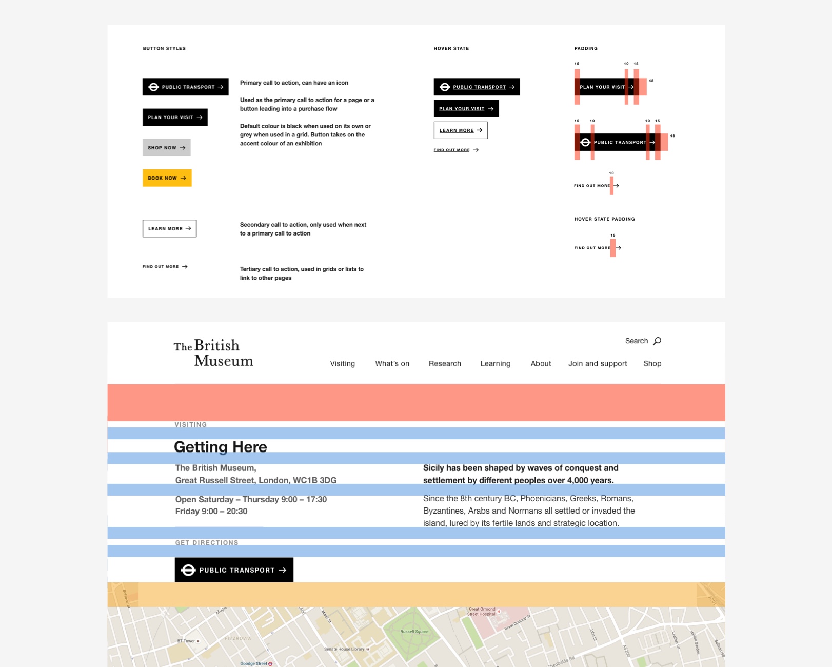 A page from the style guide