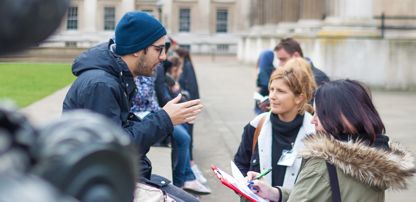 Carrying out research at the British Museum